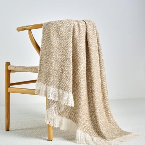 BOURINA Throw Blanket Soft Lightweight Cozy Throw for Bed Couch Decorative Blanket, Yellow 50" x 60" - color: Qqs-yellow, size: 50"x60"