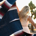 Open Road Goods Mexican Diamond Blanket - XL Heavyweight Yoga Blanket – Handmade in Mexico - Thick Boho Serape Saltillo Style Throw for Beach, Picnic, Home, Camping and More! (Harvest Moon) - color: Harvest Moon