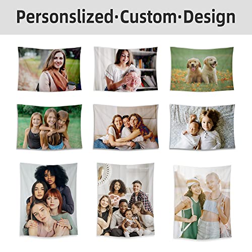 BLINGPAINTING Custom Tapestry: Upload Images, Create Your Own Personalized Backdrop for Living Room, Bedroom, Dorm or Home Decor (30" W x 30" L) - size: 30"L x 30"W