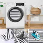 Black and White Striped Rugs, 28”x 43” Outdoor Indoor Front Porch Door Mats Cotton Hand-Woven Layered Area Rug Doormat for Entryway Patio Entryway Laundry Bedroom Living Room