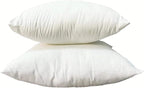 Luxury Pillow Inserts, Pack of 4, 22 x 22 inches Hypoallergenic Ultra Soft White Polyester Microfiber Durable Couch Cushion Fillers