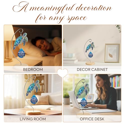 Funny Turtle Daughter Gifts from Mom Dad - Christmas Birthday Gifts for Adults Daughter in Law Bonus Step - I Love You Small Cute Stuff Things - Graduation Christmas Valentines Day Present for Girl - color: 10 - Daughter Turtle