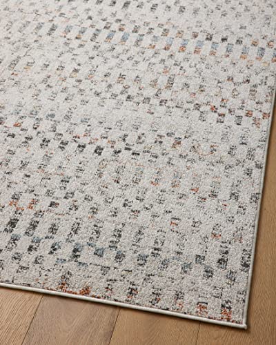 Loloi Kamala Collection KAM-05 Grey/Multi 4'-0" x 6'-0" Accent Rug - color: Grey / Multi, size: 4' x 6' (Rectangular)
