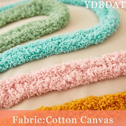 Set of 2 Boho Rainbow Decorative Textured Throw Pillow Covers 18x18 Farmhouse Colorful Tufted Pillow Covers with Tassels Woven Cushion Case for Sofa Bed Living Room Hallowmas Champagne - color: Champagne, size: 18" x 18" (Pack of 2)
