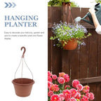 3Pcs Hanging Hanging Plant Pot Basket with Drainage Holes for Home Balcony Pots