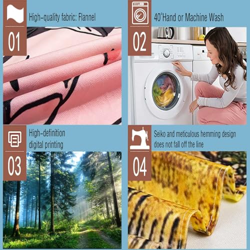 Aidatain Misty Forest Tapestry Wall Hanging Art Nature Sunlight Landscape Tapestries 80L X 60W Flannel Fabric Art Tapestries,for Living Room Dorm Bedroom Home GTOKAT0269 - color: colorful
