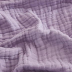 EMME Cotton Throw Blanket for Couch Soft Muslin Blankets 50"x60" Lightweight Breathable Blanket All Season Gauze Blanket, Lavender - color: 07 - Lavender, size: Throw (50" x 60")