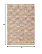SAFAVIEH Cape Cod Collection Area Rug - 5' x 8', Red & Natural, Handmade Coastal Braided Jute, Ideal for High Traffic Areas in Living Room, Bedroom (CAP305Q) - color: Red/Natural, size: 5' x 8' (Rectangular)