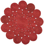 SAFAVIEH Natural Fiber Collection Area Rug - 3' Round, Rust, Handmade Boho Charm Farmhouse Jute, Ideal for High Traffic Areas in Living Room, Bedroom (NF363P) - color: Rust, size: 3' (Round)