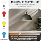 Large Pendant Light Fixtures, 15.7 Inch Vintage Wood Dome Chandelier Lamp, Hammered Matte Brushed Metal Pendant Lamp, Mid Century Gold Ceiling Hanging Light for Dining Room, Living Room Kitchen Island