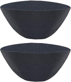nongcunren Non-Woven Fabric Plant Grow Bags Replacement 16 inch 2 Pack Coco Liner Window Basket,Trough Shaped Wall and Deck Mount Planters,Round Hanging Basket (2Pack, 16IN)