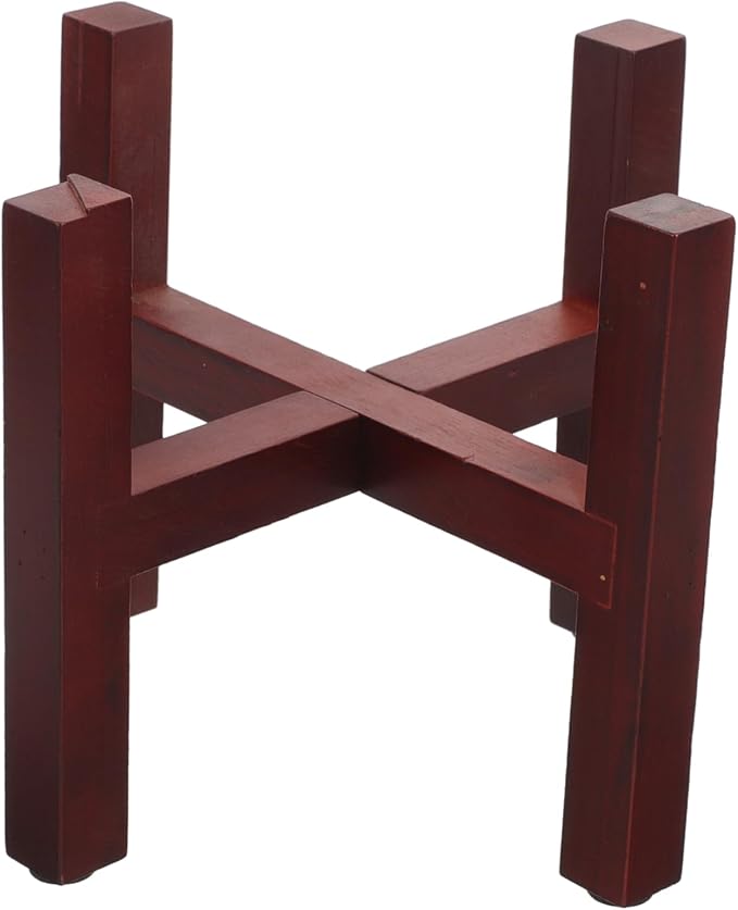 YARNOW Flower Pots Holder Wooden Plant Stand Home Indoor Plant Holder Elegant Boho Style Home Decor