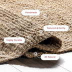 Nuloom Daniela Natural, 5' x 7'6", Handmade, Jute, Tassel, Soft and Textured, High Traffic, Stain Resistant, Easy Clean, Durable Area Rug for Bedroom, Living Room, Dining Space, Foyer, Entryway - color: Natural, size: 5' x 7'6" (Rectangular)