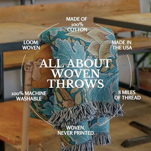 Pure Country Weavers Herringbone Natural Weave Blanket - Gift Tapestry Throw Woven from Cotton - Made in The USA (69x48) - color: Herringbone