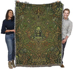 Pure Country Weavers Monster from the Black Lagoon Blanket - Fantasy Gift - Tapestry Throw Woven from Cotton - Made in The USA (72x54) - color: Monster from the Black Lagoon, size: 72x54