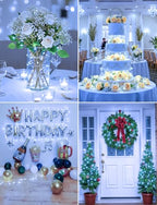 Brightown 24 Pack White LED Fairy Lights Battery Operated String Lights, 7ft 20LED Waterproof Silver Wire String Lights, Firefly Starry Moon Lights for Mason Jars DIY Christmas Wedding Party Bedroom - color: White, size: 24 Pack