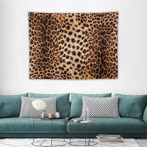 DDCBNS Leopard Print Tapestry, Cheetah Wildlife Skin Texture Wall Hanging, Africa Animal Print Home Decor for Bedroom, Living Room, Dorm - 40" x 30" - color: Animal Skin_4, size: 40"L x 30"W
