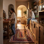 Nuloom Tammara Multicolor, 3' x 5', Hand Braided, Bohemian, Cotton, Soft and Cozy, High Traffic, Stain Resistant, Easy Clean, Durable Area Rug for Bedroom, Living Room, Dining, Den, Entryway