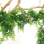 GBESTWOOW Fern Garland, Artificial Vine Fake Greenery Wedding Arch Swag Backdrop Doorways Table Runner Ivy Indoor Outdoor - size: 5.9 FT-Fern garland