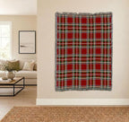 Pure Country Weavers Plaid Blanket Stewart Royal Tartan - Patterns Gift Tapestry Throw Woven from Cotton - Made in the USA (72x54) - color: Stewart Royal