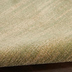 Nourison Home Nourison Essentials Green Gold 2'2" x 7'6" Area Rug - Easy Clean, Non Shedding, Bed Room, Living Room, Dining Room, Kitchen (8' Runner) - color: Green Gold, size: 2'2" x 7'6" (Runner)