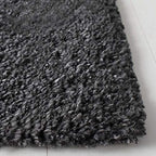 SAFAVIEH August Shag Collection Accent Rug - 2'3" x 4', Charcoal, Solid Design, Non-Shedding & Easy Care, 1.2-inch Thick Ideal for High Traffic Areas in Entryway, Living Room, Bedroom (AUG900H) - color: Charcoal, size: 2'3" x 4' (Rectangular)