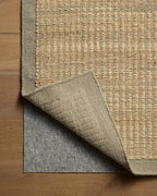Loloi Amber Lewis Lilah Collection LIH-01 Natural/Grey 2'-3" x 3'-9" Accent Rug Jute, Wool, Cotton, Neutral, Living, Bedroom, Dining, Rug - color: Natural / Grey, size: 2'3" x 3'9" (Rectangular)