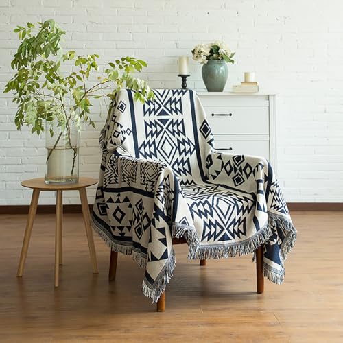 Boho Valentine Throw Blanket Sofa Colorful Cotton Blanket Retro Bohemian Tapestry Reversible Hippie Sheets Room Valentines Decor (Blackwhite) - color: Blackwhite