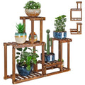 Plant Stand for multiple Plants Stands Indoor Outdoor Flower Pot Stand 5 Tiers Flower Shelf Rack Plants Stands for Patio Balcony Living Room （Upgrade 2 in 1 ）