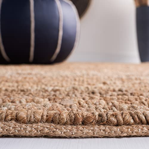 SAFAVIEH Area Rug 2x3 - Natural Fiber Collection - Natural Brown, Handmade Jute, Farmhouse Style, Chunky Textured Thick Pile (NF750C) - color: Natural, size: 2' x 3' (Rectangular)