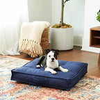 South Pine Porch Mila Square Tufted Pillow Style Dog Bed, Cobalt, Small (24" x 24") - color: Cobalt, size: Small (24" x 24")