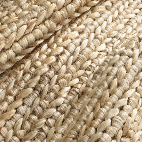 Dash & Albert Jute Handwoven Natural Rug, 2.5 X 8 Feet, Tan Solid Pattern - color: Jute Woven Natural, size: 2'6" x 8' (Runner)