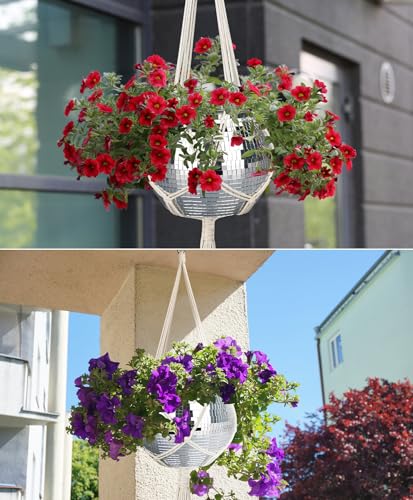 Disco Ball Planter, 1pcs 9” Silver Disco Ball Planter, Disco Ball Plant Hanger with Hanging Rope, Hanging Chain, Hook, Circle and Extra Mirror Pieces - color: 1×9" Silver