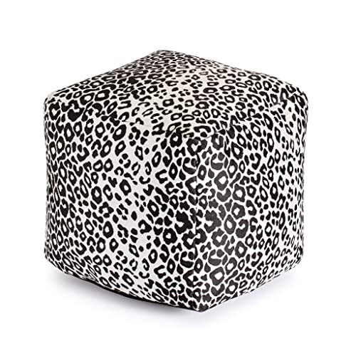 Anji Mountain 100% Handmade & Handcrafted Comfortable Home Décor Outdoor Pouf Ottoman Footrest for Living Room, Bedroom, Nursery, Kidsroom, Patio Furniture - (18" x 18" x 18"- Gray) - color: Amur Gray