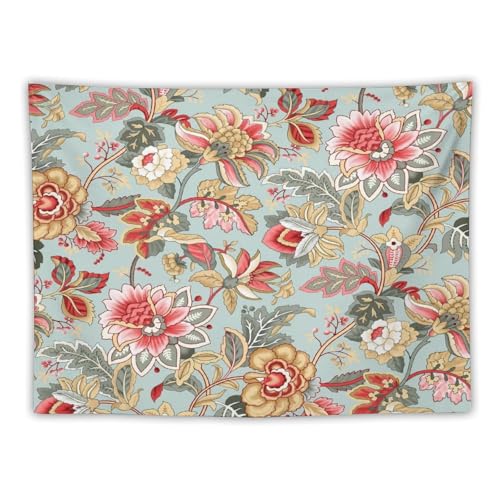 Houselerax Boho Vintage Flower Tapestry Wall hanging,Bohemian Blossom Colorful Mandala Flower Tapestries, Botanical Spring Multi Color Tapestry for Bedroom Home Hippie Wall Decor 40"x30" - color: Boho Floral-11, size: W40xL30in
