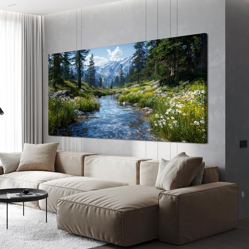 Canvas Wall Art Decor Green Nature Wall Art Prints Artwork For Walls Landscape Botanical Wall Art Decorations Canvas Art Wall Decor Modern Wall Art Pictures For Living Room Hone Office Decor 20"X 40" - color: XY-01L, size: 40"L x 20"W