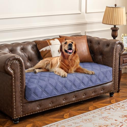 Ameritex Waterproof Dog Bed Cover Pet Blanket with Anti-Slip Back for Furniture Bed Couch Sofa - color: Violetblue, size: 30x53 Inch (Pack of 1)