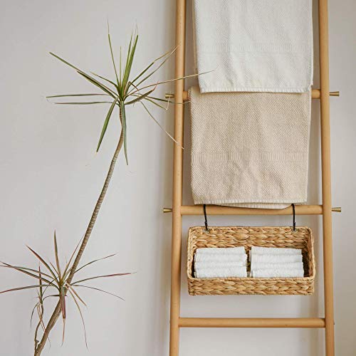 StorageWorks Woven Wall Baskets for Storage, Water Hyacinth Baskets for Shelf, Wall Storage for Kitchen and Bathroom, Hanging Baskets for Organizing, 2 Pack - color: Natural (Water Hyacinth)