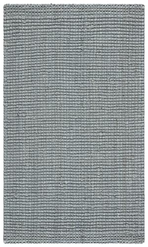 SAFAVIEH Natural Fiber Collection Accent Rug - 4' x 6', Grey, Handmade Farmhouse Jute, Ideal for High Traffic Areas in Entryway, Living Room, Bedroom (NF730F) - color: Grey, size: 4' x 6' (Rectangular)