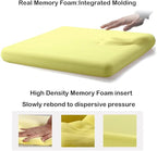 Sigmat Recliner Cushion for Elderly with Memory Foam 20x20x3 Inches Large Square Seat Cushion for Recliner Chair, Floor Pillow, Truck Seat Cushion Navy