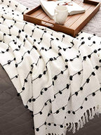 DII Woven Loop Throw Collection, 50x60, Off-White - color: Off-white