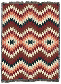 Pure Country Weavers Sandy Fires - Western Tapestry Throw Blanket Woven from Cotton - Made in The USA (72x54) - color: Sandy Fires