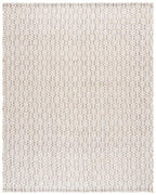 SAFAVIEH 8x10 Area Rug - Natural Fiber Collection - Large - Natural & Light Blue, Handmade Jute & Wool, Ideal for Living Room, Bedroom, Dining Space (NFB225M) - color: Natural/Light Blue, size: 8' x 10' (Rectangular)