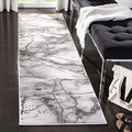 SAFAVIEH Craft Collection Runner Rug - 2'3" x 8', Grey & Silver, Modern Abstract Design, Non-Shedding & Easy Care, Ideal for High Traffic Areas in Living Room, Bedroom (CFT877G) - color: Grey/Silver, size: 2'3" x 8' (Runner)