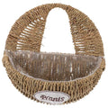 Woven Hanging Planter Basket for Indoor Outdoor Plants Boho Wall Basket Decor Large Woven Flower Pot for Garden Balcony Courtyard Stylish Home Greenery Display