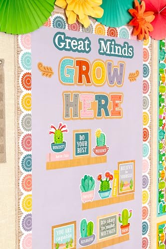 Teacher Created Resources Fringe Die-Cut Rolled Border Trim - 50ft - Decorate Bulletin Boards, Walls, Desks, Windows, Doors, Lockers, Schools, Classrooms, Homeschool & Offices