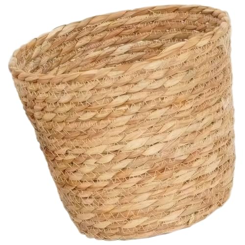 Woven Basket for Plants - Rattan Plant Basket with Boho Design for Indoor Decor and Small Item Storage - size: 20x16x17 cm