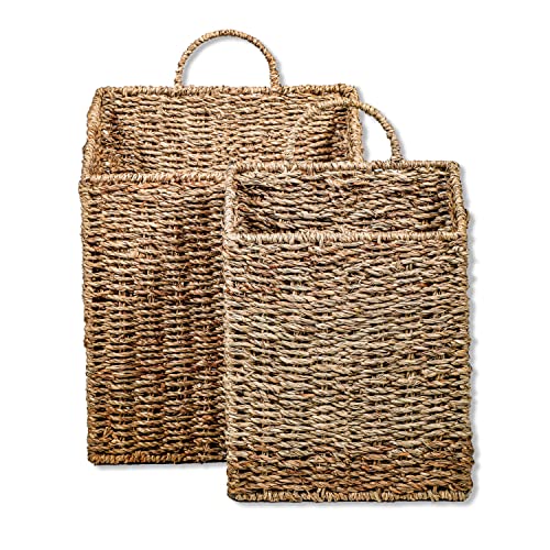 Trademark Innovations Hanging Wall Mounted Baskets - Set of 2 (Small) - size: Small