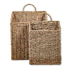 Trademark Innovations Hanging Wall Mounted Baskets - Set of 2 (Small) - size: Small