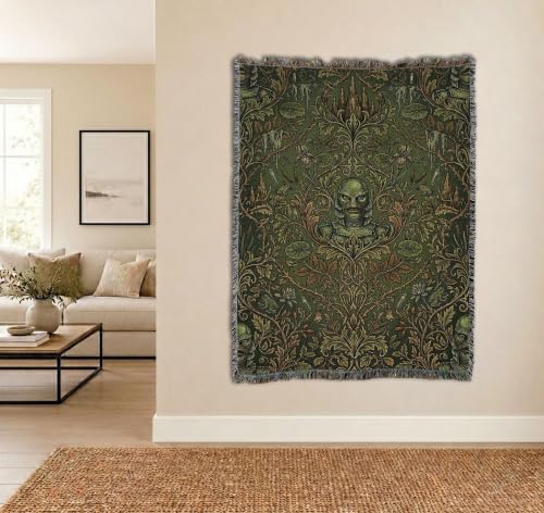 Pure Country Weavers Monster from the Black Lagoon Blanket - Fantasy Gift - Tapestry Throw Woven from Cotton - Made in The USA (72x54) - color: Monster from the Black Lagoon, size: 72x54